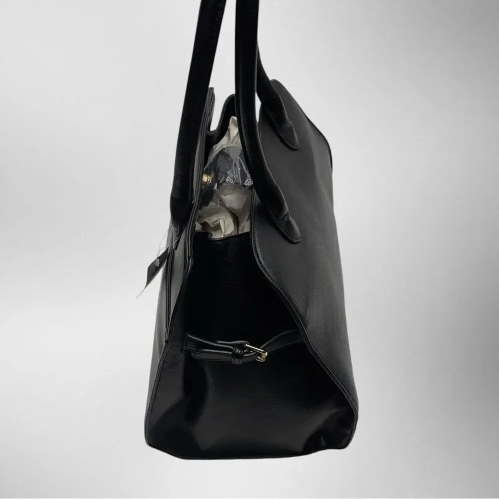OPHELIA ROE Women’s Black Buckle Tote Bag - Picture 4 of 6